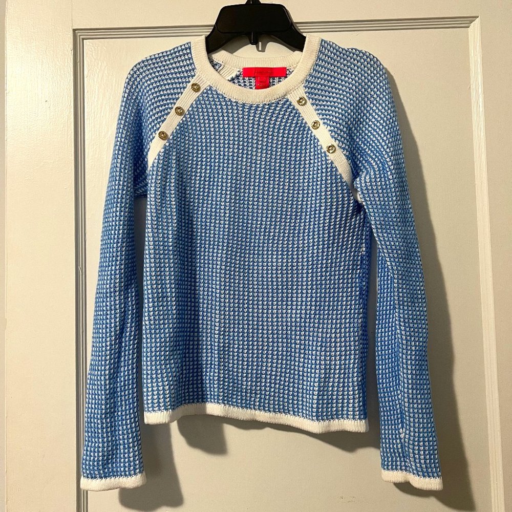 Lilly Pulitzer Costella Blue Sweater Size XXS
